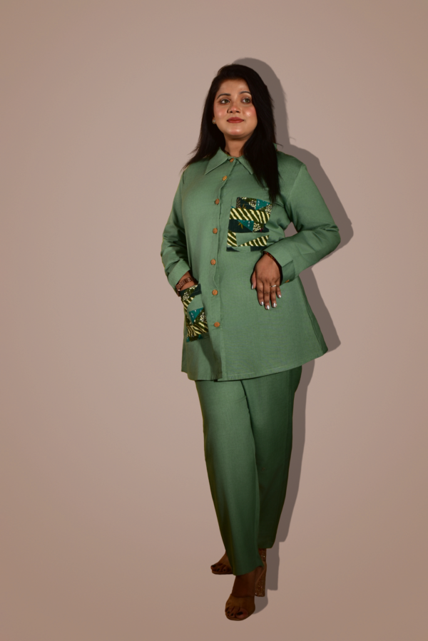 Green Meadow with Applique Coord Set