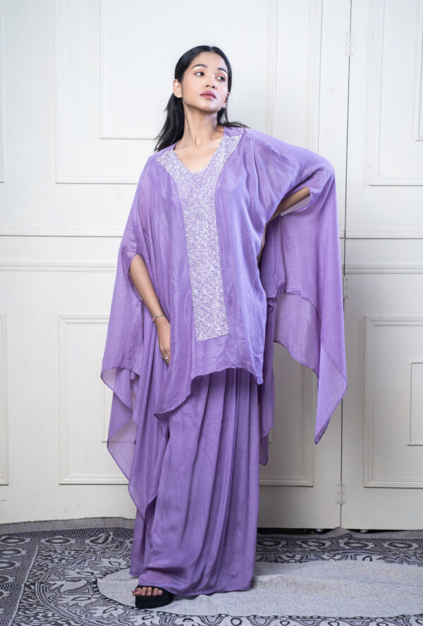 Lilac Breeze Kaftan Coord Set
